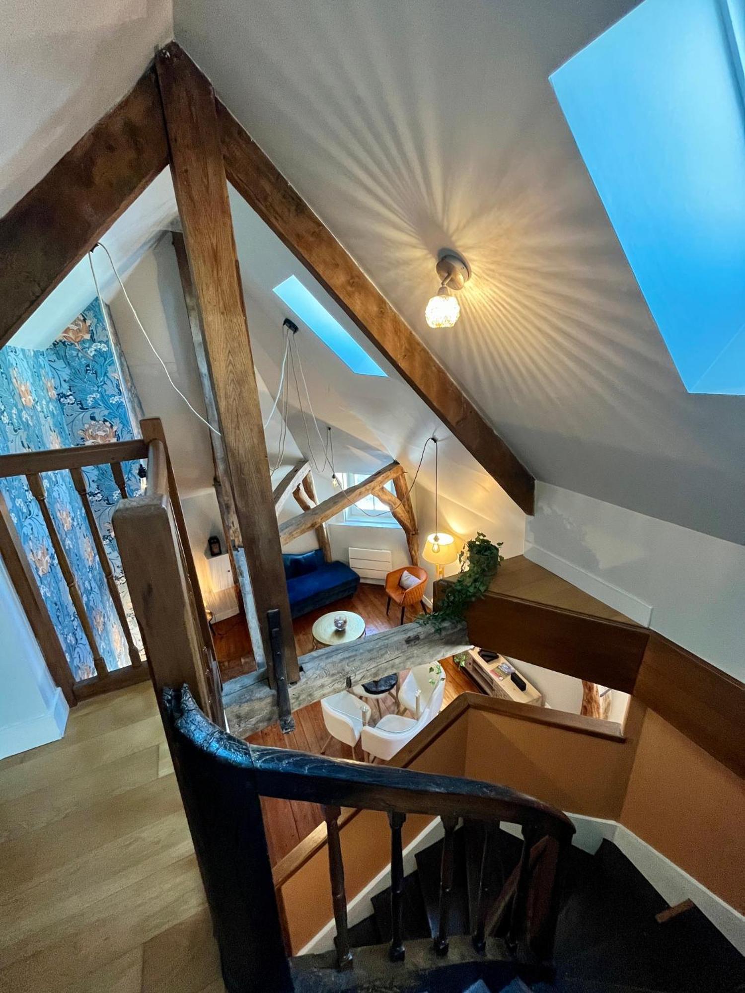 Le Gatsby - Duplex Art Deco Au Coeur De Blois Apartment Bagian luar foto